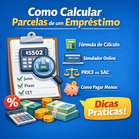 Como calcular parcelas de um empréstimo: guia completo e prático